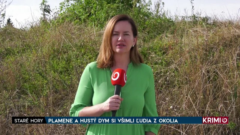PLAMENE A HUSTÝ DYM SI VŠIMLI ĽUDIA Z OKOLIA