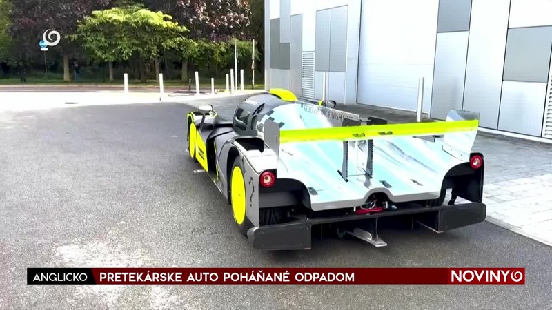 PRETEKÁRSKE AUTO POHÁŇANÉ ODPADOM