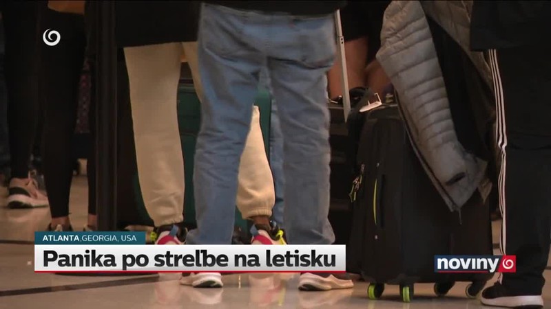 Panika po streľbe na letisku