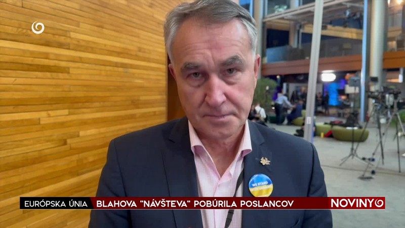 BLAHOVA "NÁVŠTEVA" POBÚRILA POSLANCOV