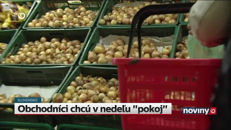 Obchodníci chcú v nedeľu "pokoj"