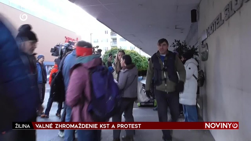 VALNÉ ZHROMAŽDENIE KST A PROTEST