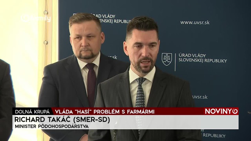 VLÁDA "HASÍ" PROBLÉM S FARMÁRMI