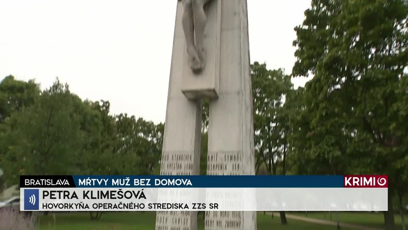 MŔTVY MUŽ BEZ DOMOVA
