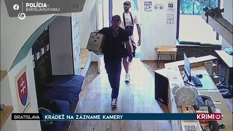 KRÁDEŽ NA ZÁZNAME KAMERY