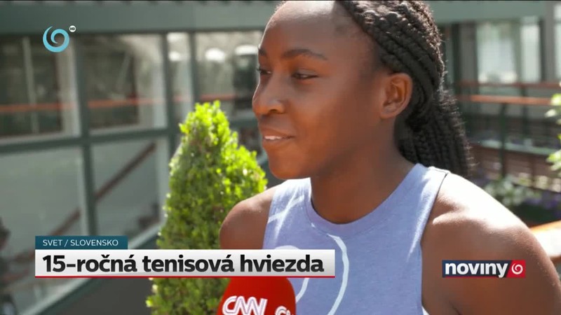15-ročná tenisová hviezda