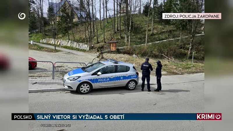 SILNÝ VIETOR SI VYŽIADAL 5 OBETÍ