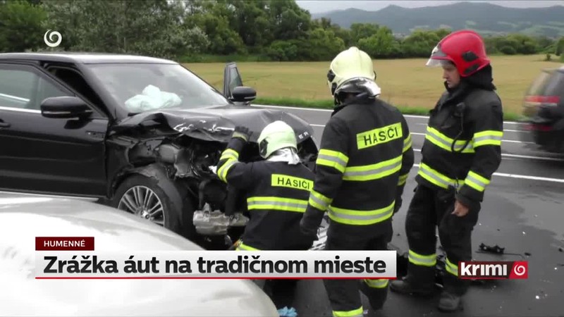 Zrážka áut na tradičnom mieste