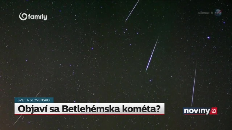 Objaví sa Betlehémska kométa?