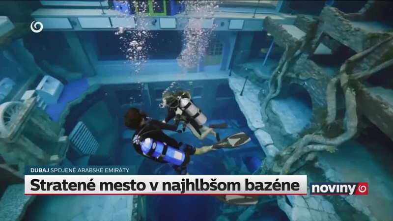 Stratené mesto v najhlbšom bazéne