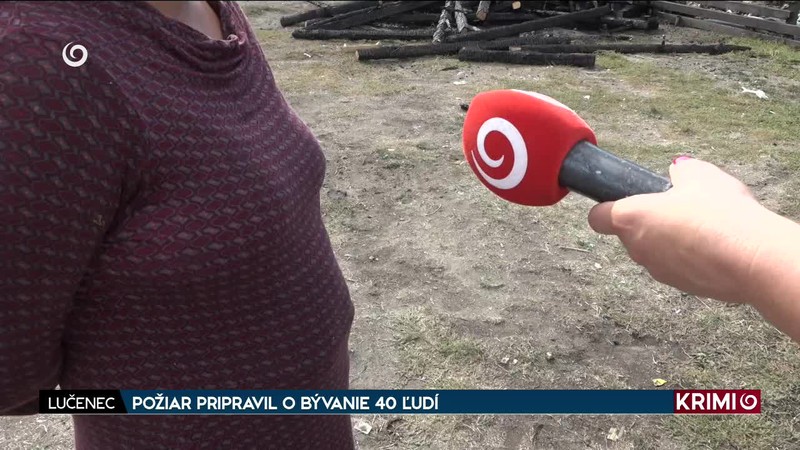 POŽIAR PRIPRAVIL O BÝVANIE 40 ĽUDÍ