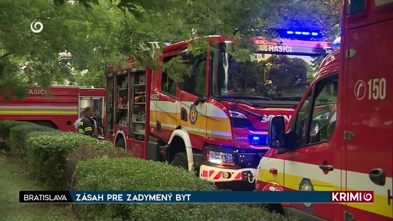 ZÁSAH PRE ZADYMENÝ BYT