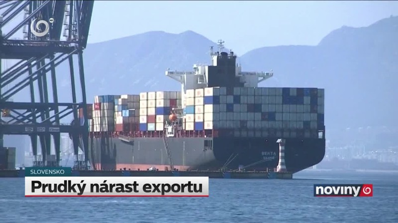 Prudký nárast exportu