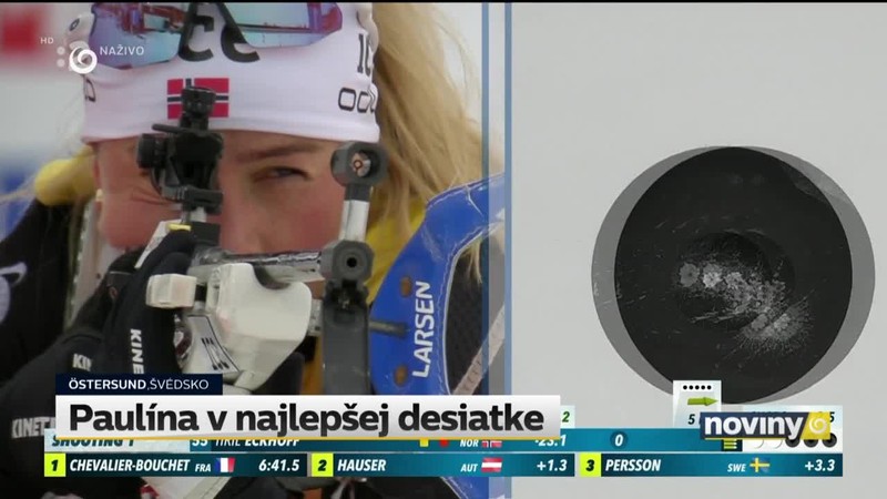 Paulína v najlepšej desiatke