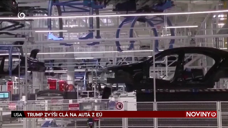 TRUMP ZVÝŠI CLÁ NA AUTÁ Z EÚ