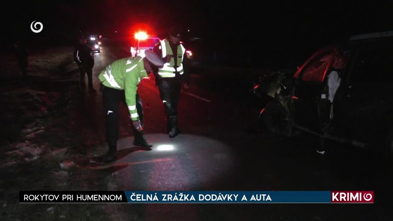 ČELNÁ ZRÁŽKA DODÁVKY A AUTA