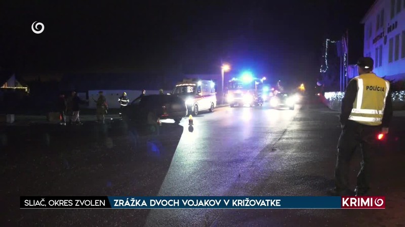 ZRÁŽKA DVOCH VOJAKOV V KRIŽOVATKE