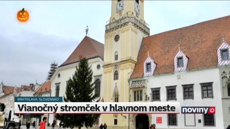 Vianočný stromček v hlavnom meste