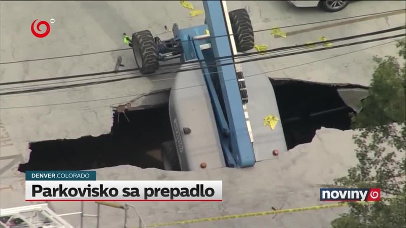 Parkovisko sa prepadlo