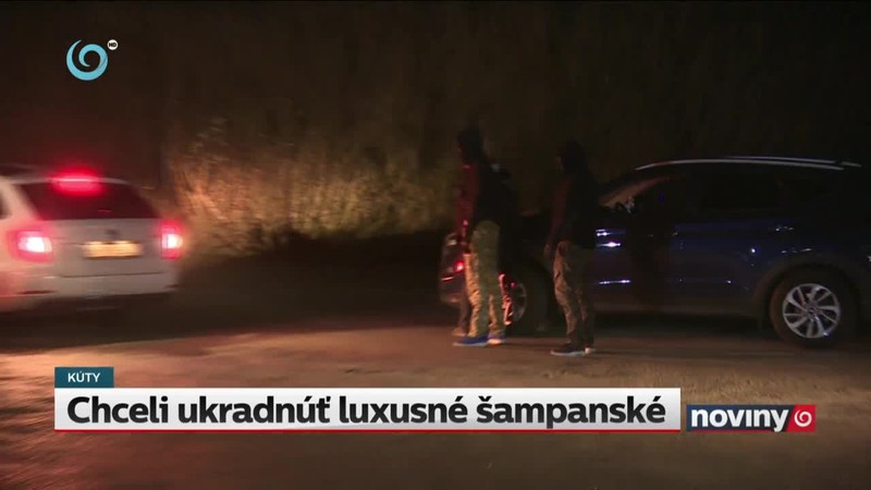 Chceli ukradnúť luxusné šampanské