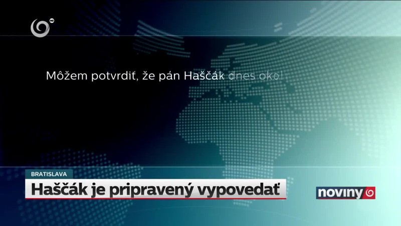 Haščák je pripravený vypovedať