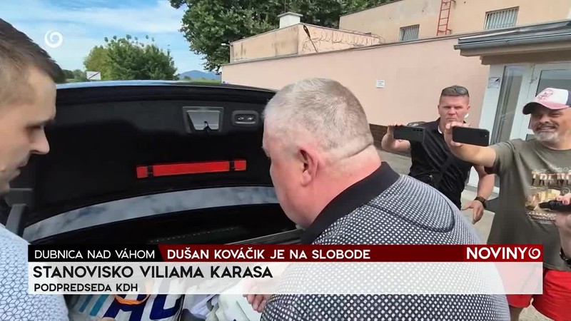 DUŠAN KOVÁČIK JE NA SLOBODE