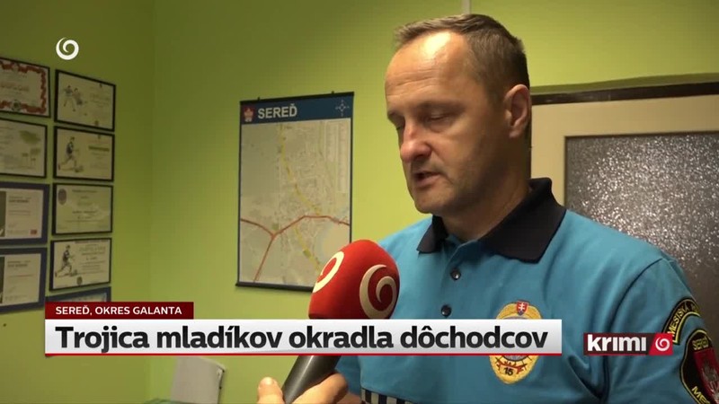 Trojica mladíkov okradla dôchodcov