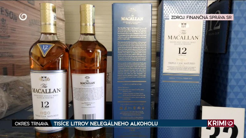 TISÍCE LITROV NELEGÁLNEHO ALKOHOLU