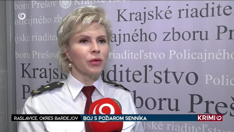 BOJ S POŽIAROM SENNÍKA