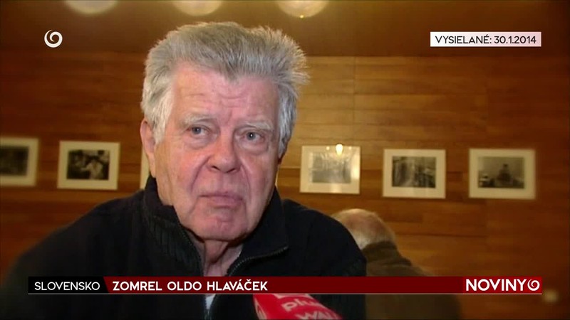 ZOMREL OLDO HLAVÁČEK