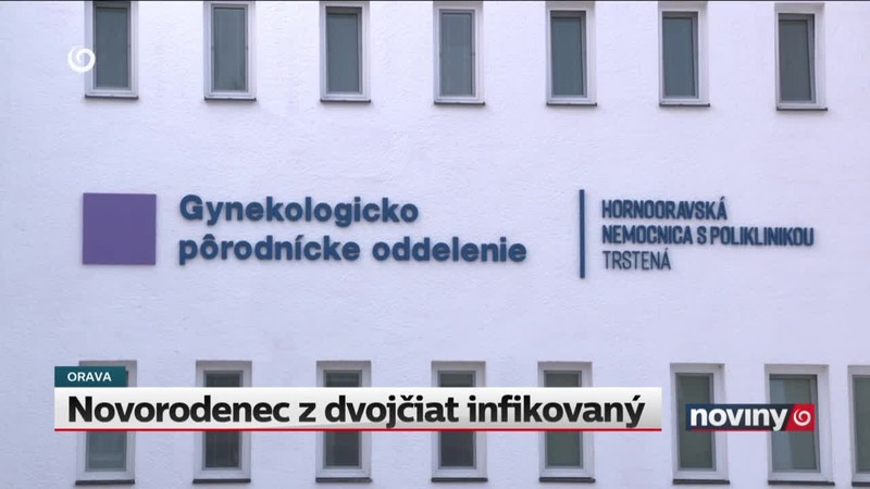 Novorodenec z dvojčiat infikovaný