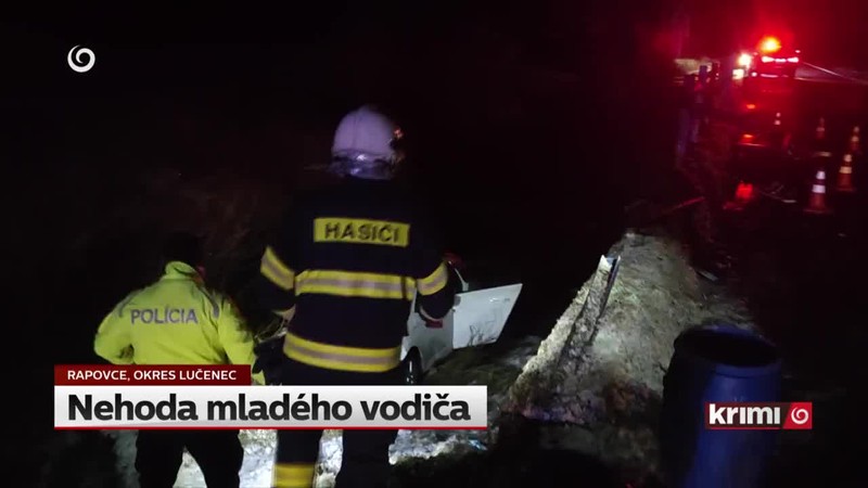 Nehoda mladého vodiča