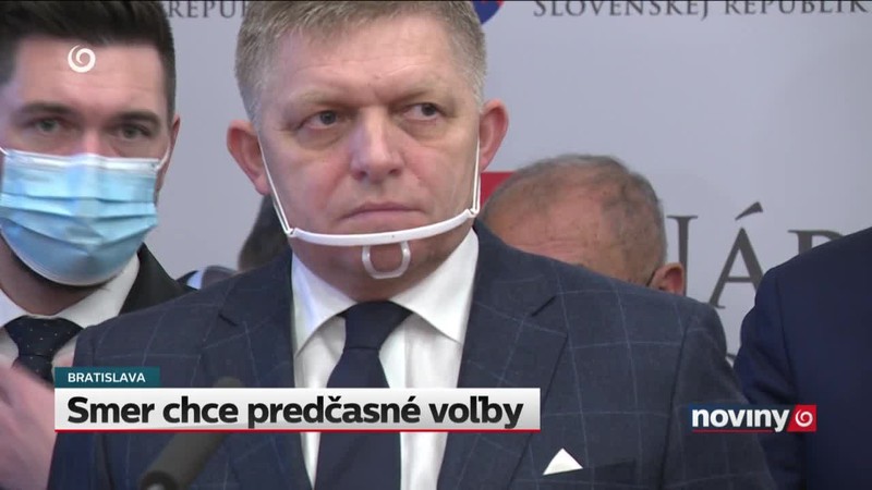 Smer chce predčasné voľby
