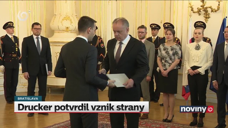 Drucker potvrdil vznik strany