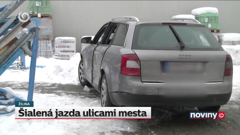 Šialená jazda ulicami mesta