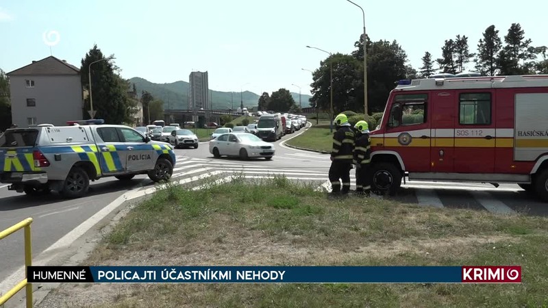 POLICAJTI ÚČASTNÍKMI NEHODY