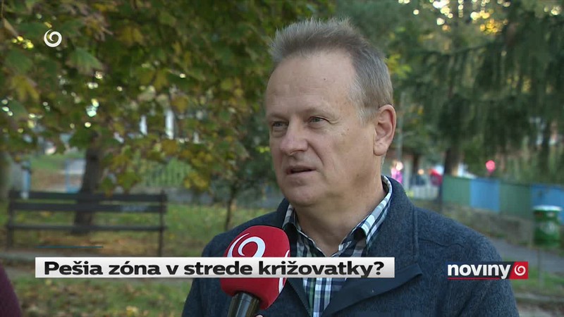 Pešia zóna v strede križovatky?