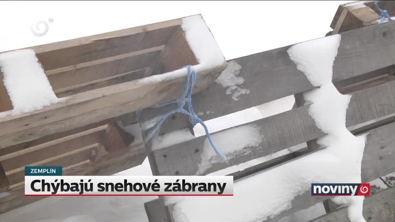 Chýbajú snehové zábrany