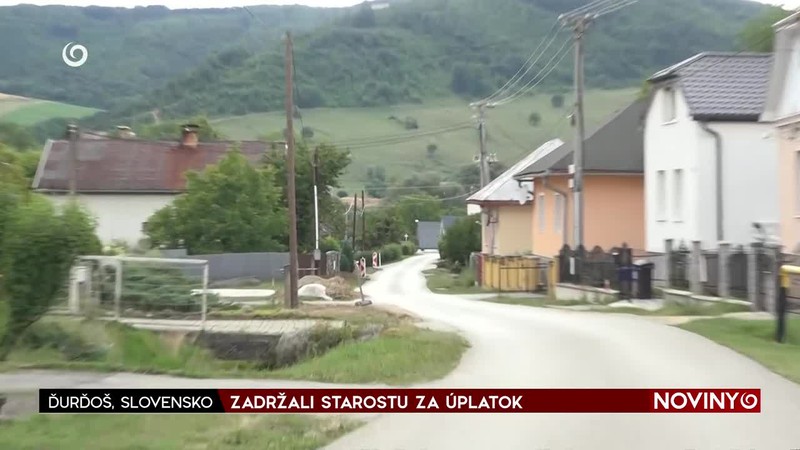 ZADRŽALI STAROSTU ZA ÚPLATOK