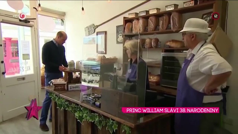 PRINC WILLIAM SLÁVI 38. NARODENINY