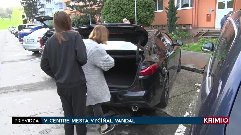 V CENTRE MESTA VYČÍŇAL VANDAL