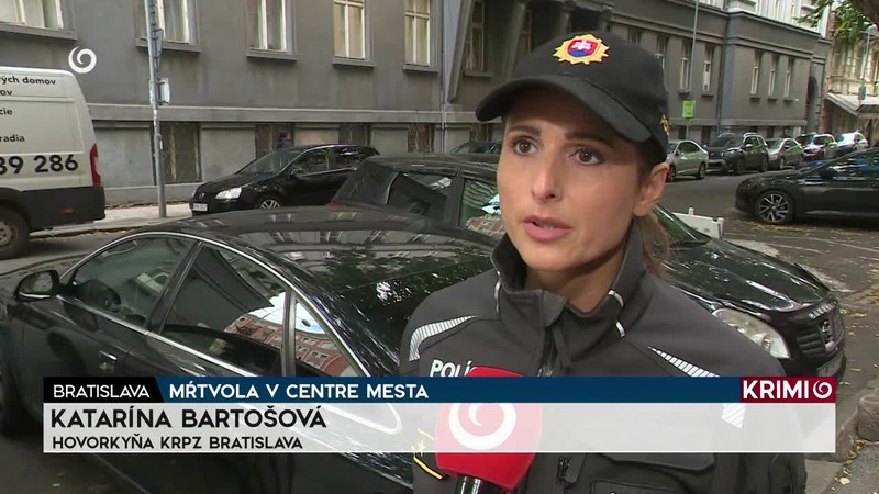 MŔTVOLA V CENTRE MESTA