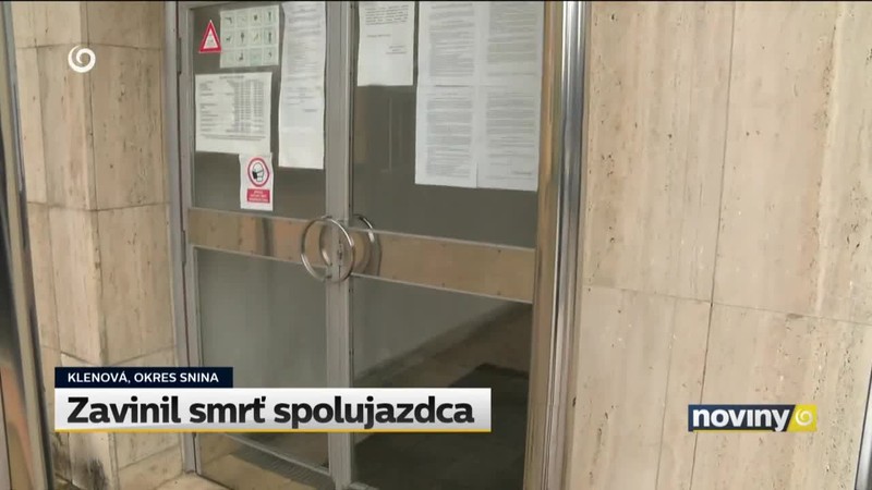 Zavinil smrť spolujazdca