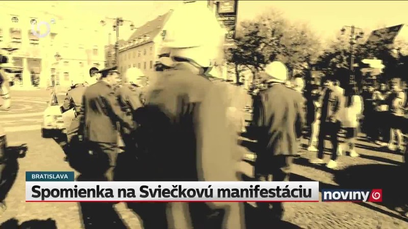 Spomienka na Sviečkovú manifestáciu