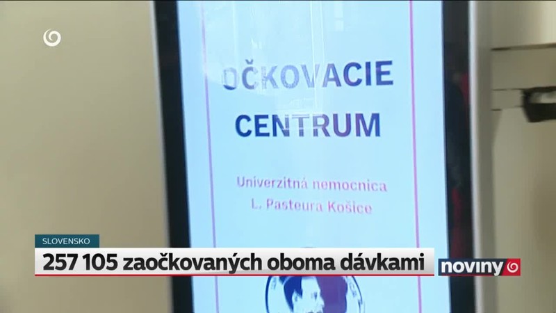 257 105 zaočkovaných oboma dávkami