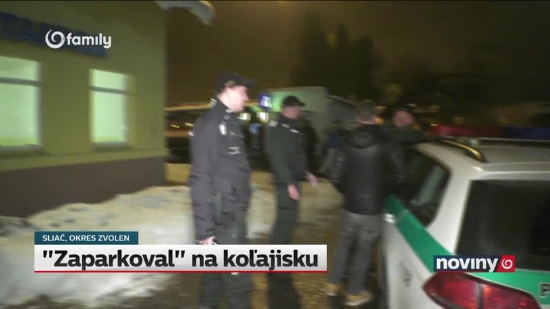 "Zaparkoval" na koľajisku