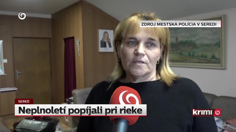 Neplnoletí popíjali pri rieke