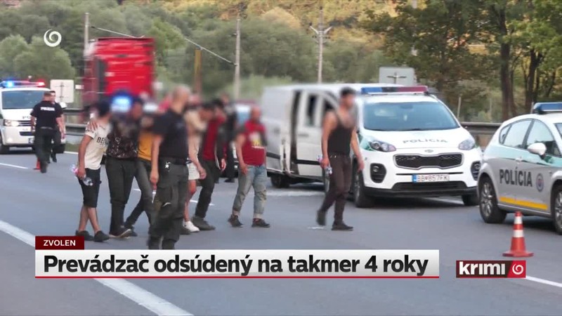 Prevádzač odsúdený na takmer 4 roky