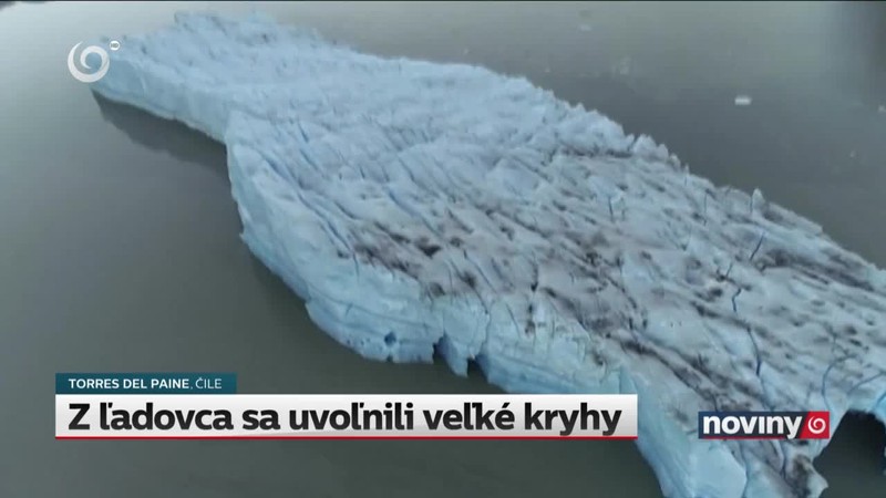 Z ľadovca sa uvoľnili veľké kryhy
