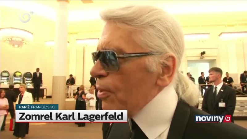 Zomrel Karl Lagerfeld